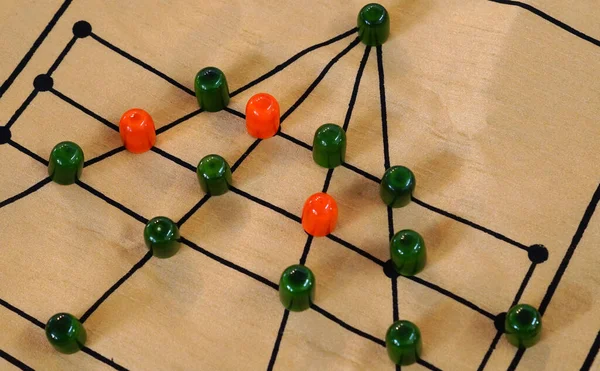 Indian Dice Based Ancient Cultural Traditional Games — Stock Photo, Image