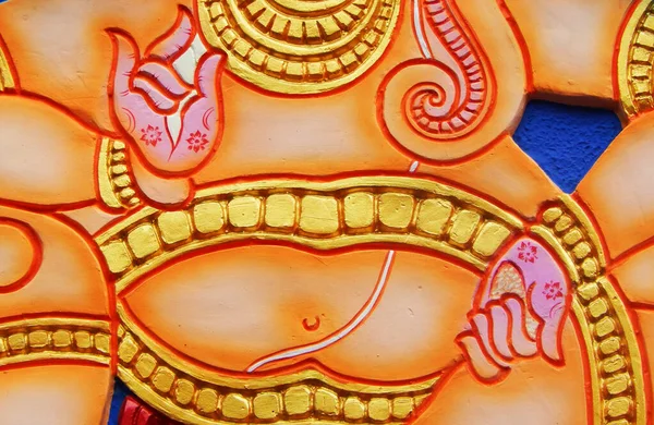 Closeup Hindu God Ganesha Temple — Stock Photo, Image