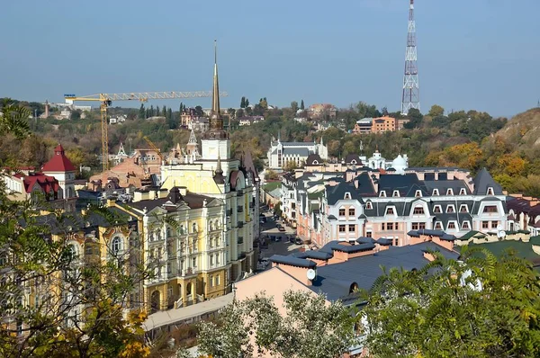 Kiev evlerin çatıları