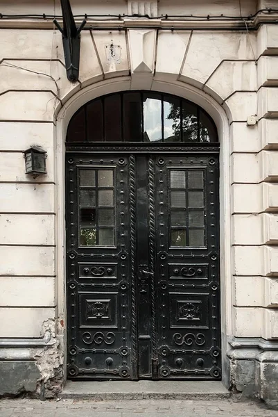 Vintage entry door