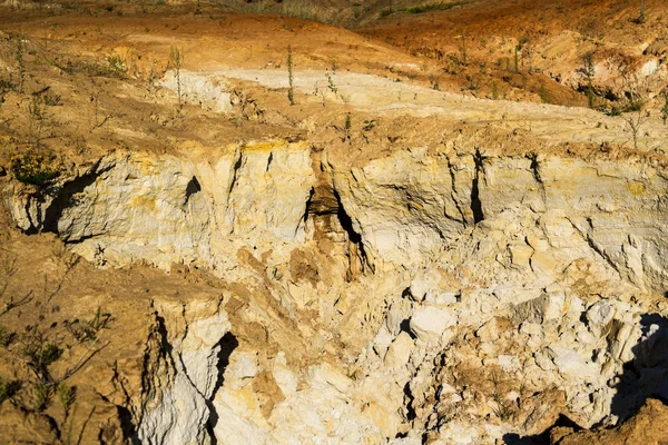 Cantera de arcilla, fondo — Foto de Stock