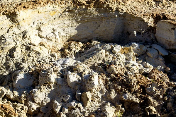 Stenbrottet av lera, bakgrund — Stockfoto