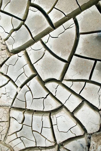 Soil drought cracked texture — Stock Photo, Image