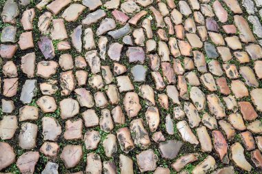 Taş kaldırım dokusu.