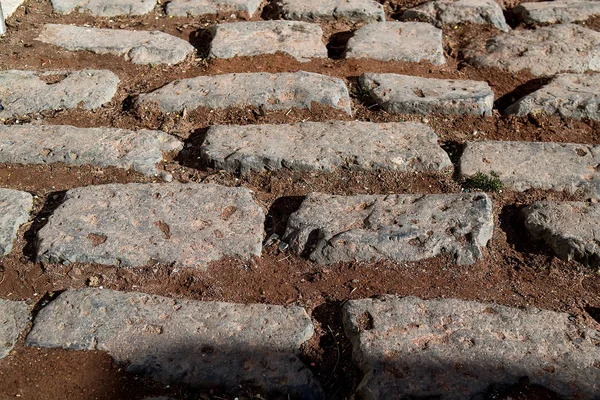 Cobblestone pavement close-up — Stock Photo, Image