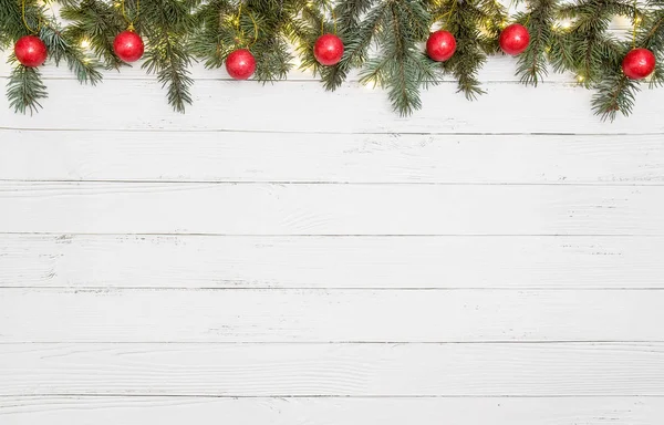 Overhead de Navidad Año Nuevo fondo de vacaciones — Foto de Stock