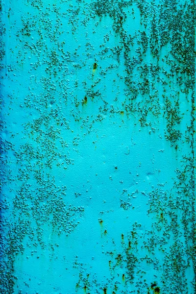 Old Rusty Peeling Paint Iron Wall — Stock Photo, Image