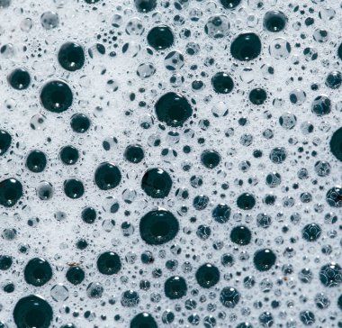 arka plan olarak köpük