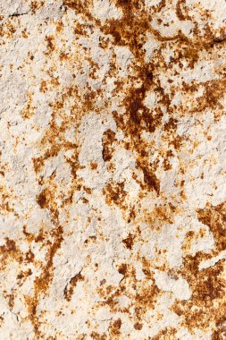 Arkaplan olarak paslı metal