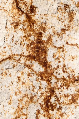 Arkaplan olarak paslı metal