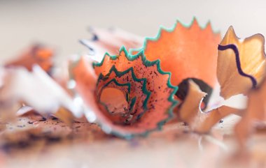 bir kalem enkazı. Makro