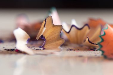 bir kalem enkazı. Makro