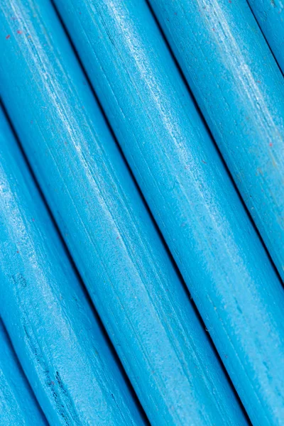 Голубые карандаши в качестве фона — стоковое фото