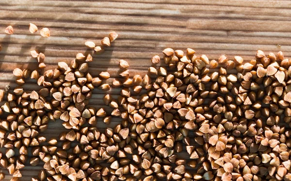 Buckwheat as background — Stock Photo, Image