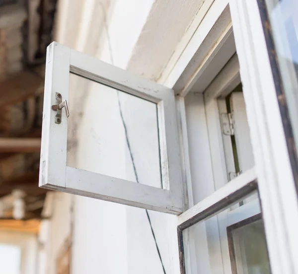 White wooden window pane — Stock Photo, Image