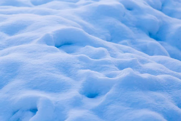 Blå snö på morgonen som en bakgrund — Stockfoto