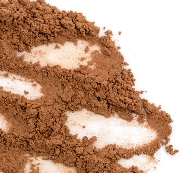 Cacao pe fundal alb — Fotografie, imagine de stoc