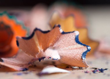 bir kalem enkazı. Makro