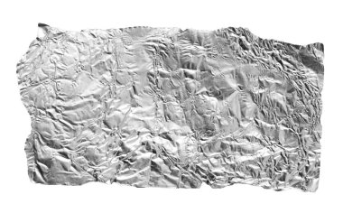 Beyaz bir arka plan üzerinde gümüş yaprak