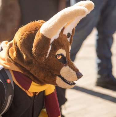 Moscow, Rusya Federasyonu - 24 Mart 2018: İnsanlar kutsal Patrick günü kutlamak