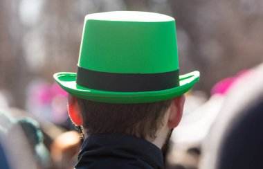 Moscow, Rusya Federasyonu - 24 Mart 2018: İnsanlar kutsal Patrick günü kutlamak