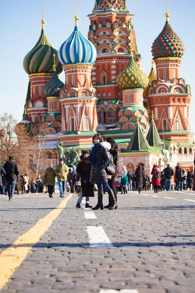 Moskau, russland - 24. März 2018: der rote platz in moskau — Stockfoto