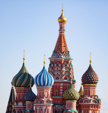 Moskova, Rusya - 24 Mart 2013: Kubbe Moskova'da bir kilisede