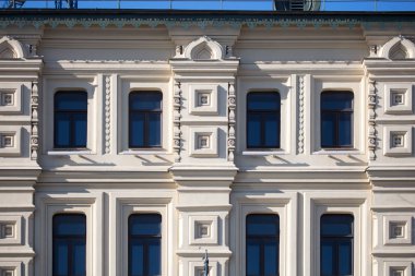 Moskova, Rusya - 24 Mart 2013: Kızıl Meydan Moskova'da işeneceğini duvarına