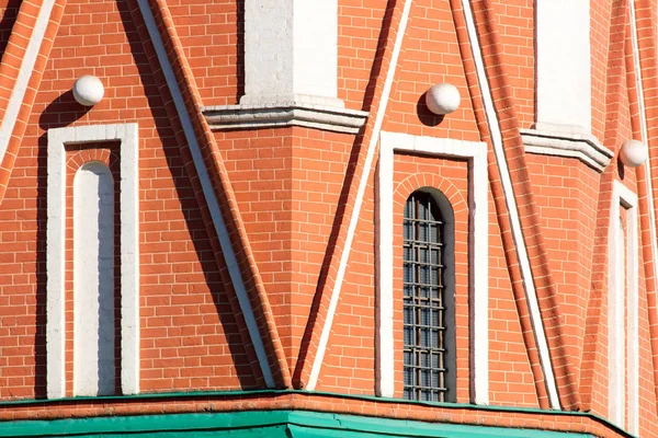 Moscow, Russia - March 24, 2013: Wall of a building on RED SQUARE in Moscow — Stock Photo, Image