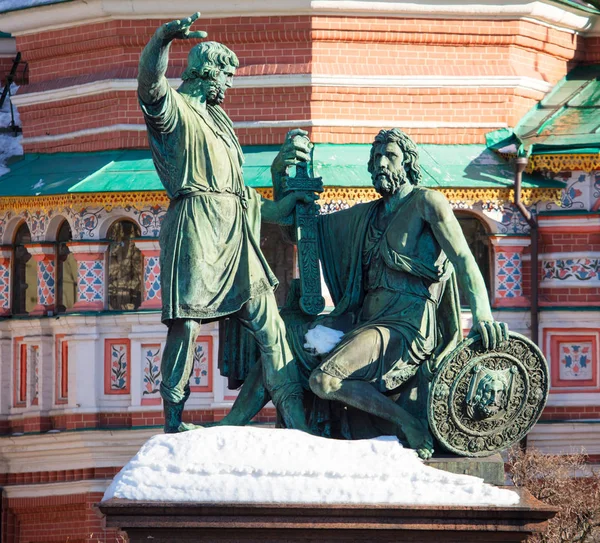 Μόσχα, Ρωσία - 24 Μαρτίου 2013: Μνημείο στο την Κόκκινη Πλατεία στη Μόσχα — Φωτογραφία Αρχείου