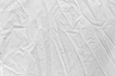 Arkaplan olarak kırışık beyaz bez