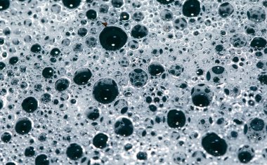 arka plan olarak köpük