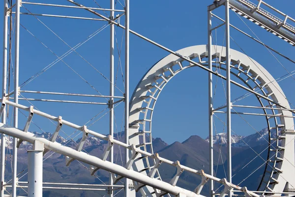 Projektowanie roller coaster z nieba — Zdjęcie stockowe