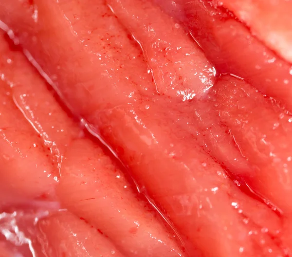 Carne fresca come sfondo. macro — Foto Stock