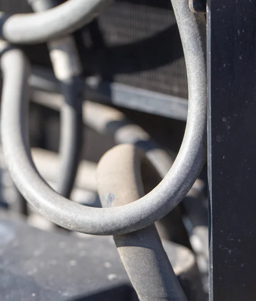 Tube on motor cars — Stock Photo, Image