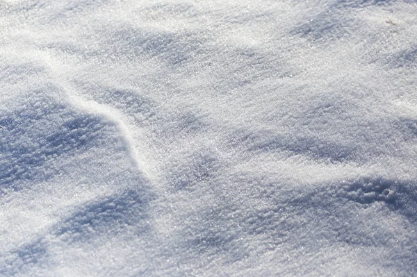 Schnee in der Natur als Hintergrund — Stockfoto