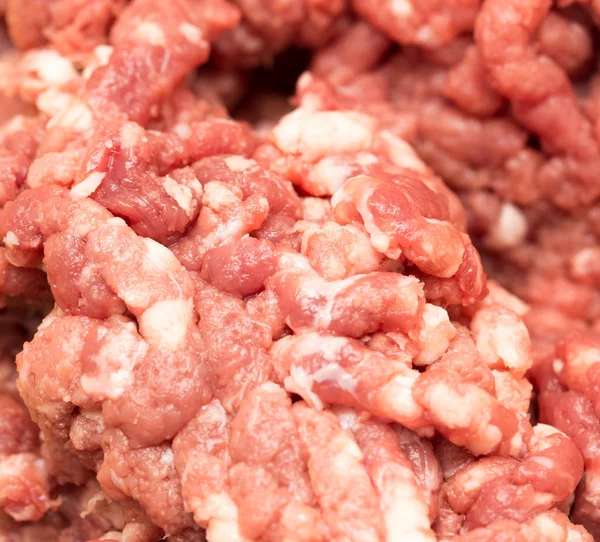 Minced meat as a background. macro — Stock Photo, Image