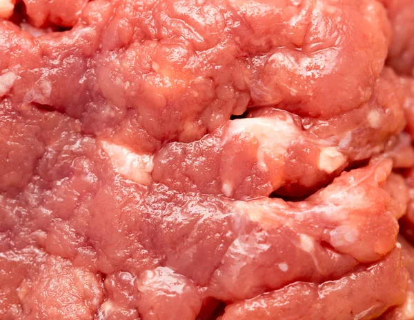 Minced meat as a background. macro — Stock Photo, Image