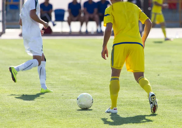 Palla gioco di calcio — Foto Stock