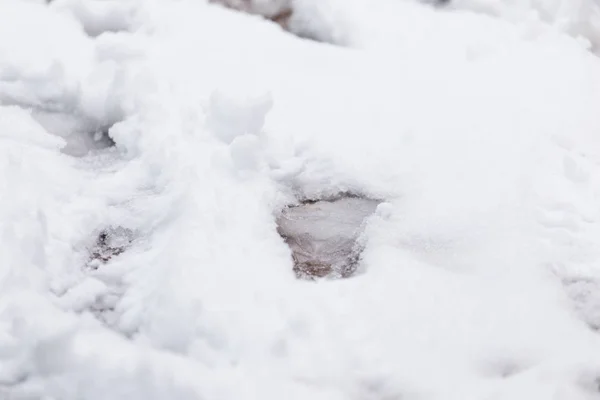 Neve como pano de fundo — Fotografia de Stock