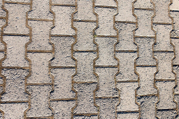Paving on the road as a background .