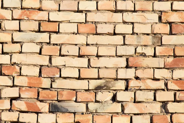 Arkaplan olarak tuğla duvar — Stok fotoğraf