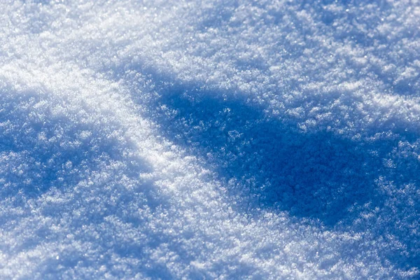 Snö i naturen som bakgrund — Stockfoto