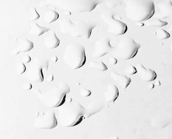 Water drops on a white background — Stock Photo, Image