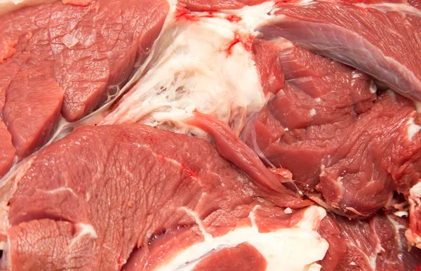 Carne fresca come sfondo — Foto Stock