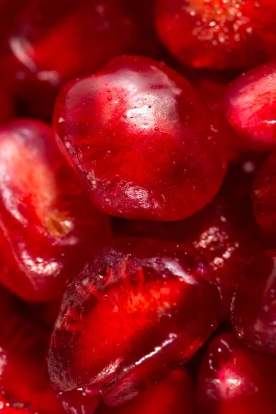 Pomegranate as a background. macro — Stock Photo, Image