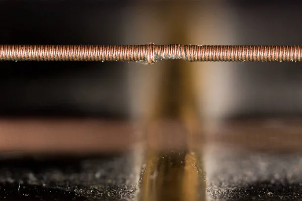 Guitarra de cuerda. macro —  Fotos de Stock