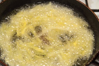 Petrol pişirme patates kızartması