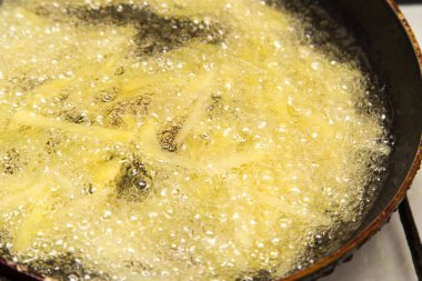 Petrol pişirme patates kızartması