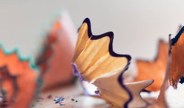 bir kalem enkazı. Makro